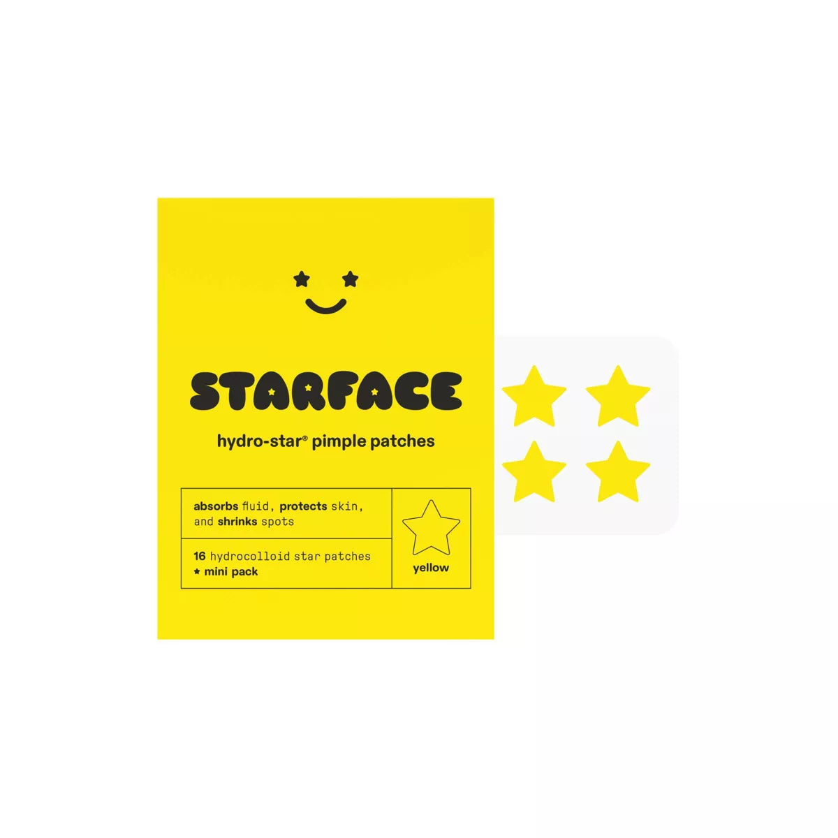 STARFACE Parches para espinillas hydro-star® 16 pzas